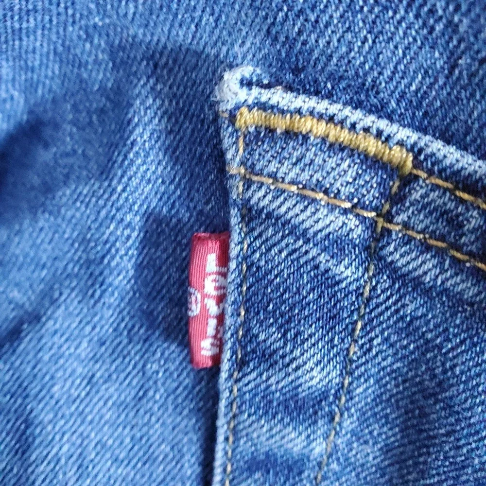 LEVIS‎ 501 Men's Blue Jeans 36X30 ACTUAL MEASURE 36X29.5 Straight Button Fly Y2K